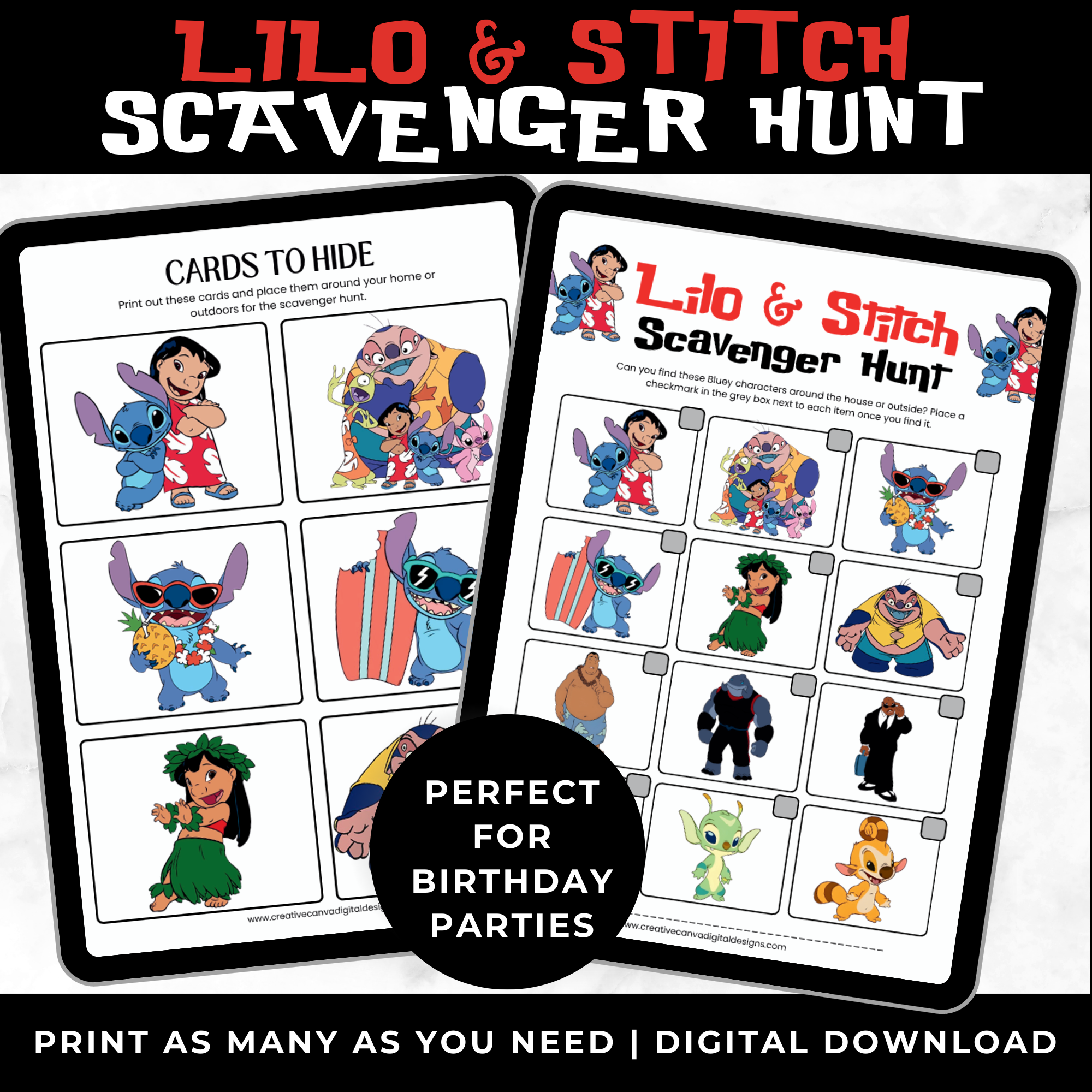 Lilo & Stitch Party Games for Kids