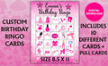 Custom Birthday Bingo Cards for Fashion Doll Birthday Party Printable Bingo Cards for Kids Birthday Activity