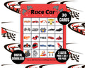 Race Car Birthday Bingo Cards | Birthday Activity Sheet | Race Car Party Games