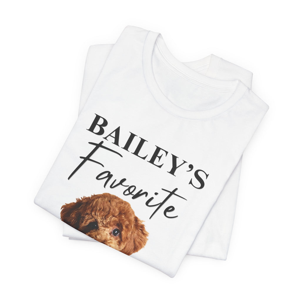 Custom Dogs Favorite Parent Shirt, Matching Couple Dog Shirts, Dog Mom Dog Dad Gift, Funny Dog Lover Tee