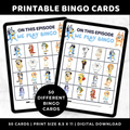 50 Bluey Bingo Cards for Kids