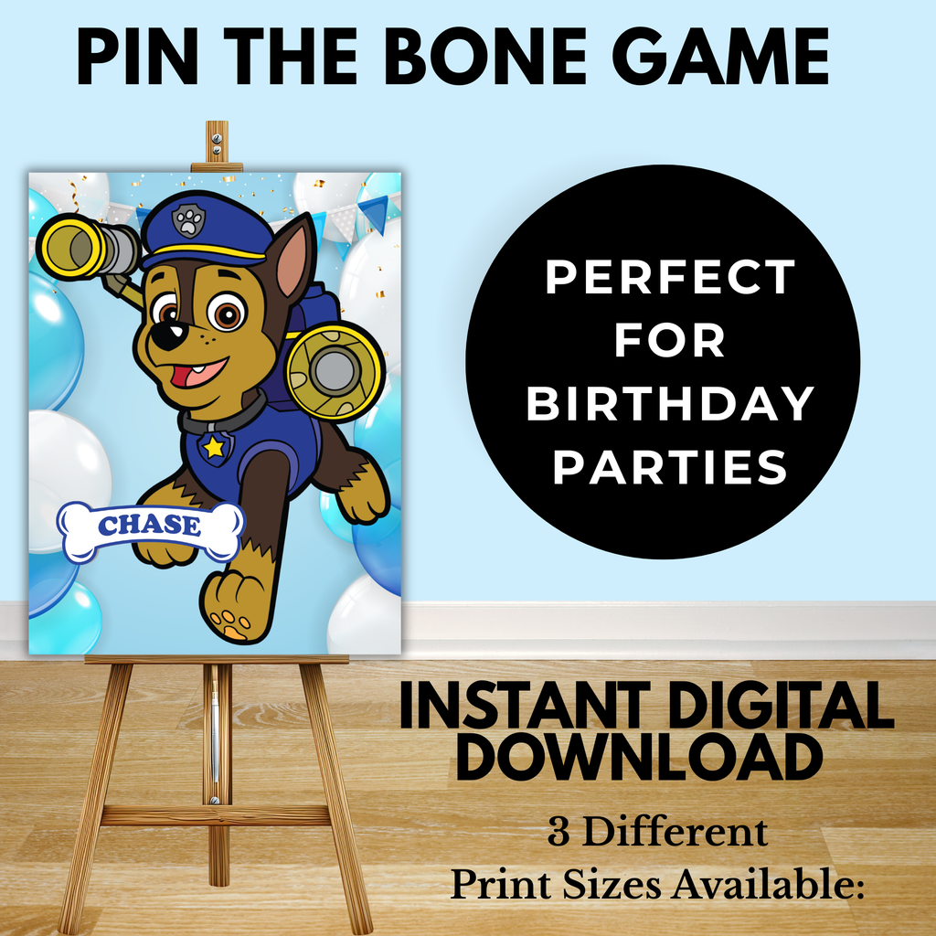 Paw Patrol Birthday Party Bundle Printable | Paw Patrol Party Games for Kids | Bingo, Scavenger Hunt, Coloring Book & Invitation | Instant Download