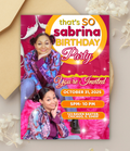Editable That's So Raven Birthday Invite Template | Editable Canva Adult Party Invite