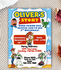 Toy Story Birthday Invitation for Boys | Personalized Toy Story Birthday Invite