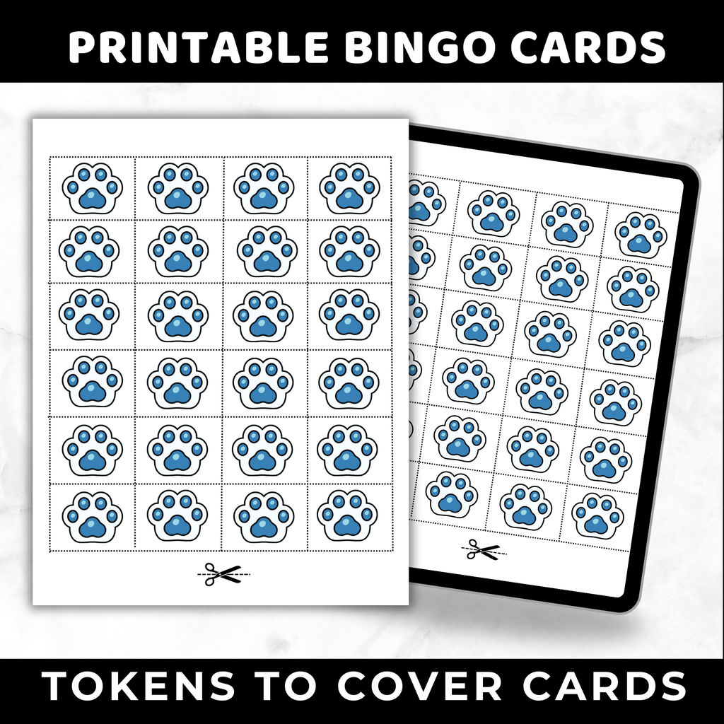 Bluey Bingo Cards for Kids