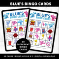 Blue's Bingo Cards | Blue's Clues Birthday Game | Printable Bingo Cards for Kids