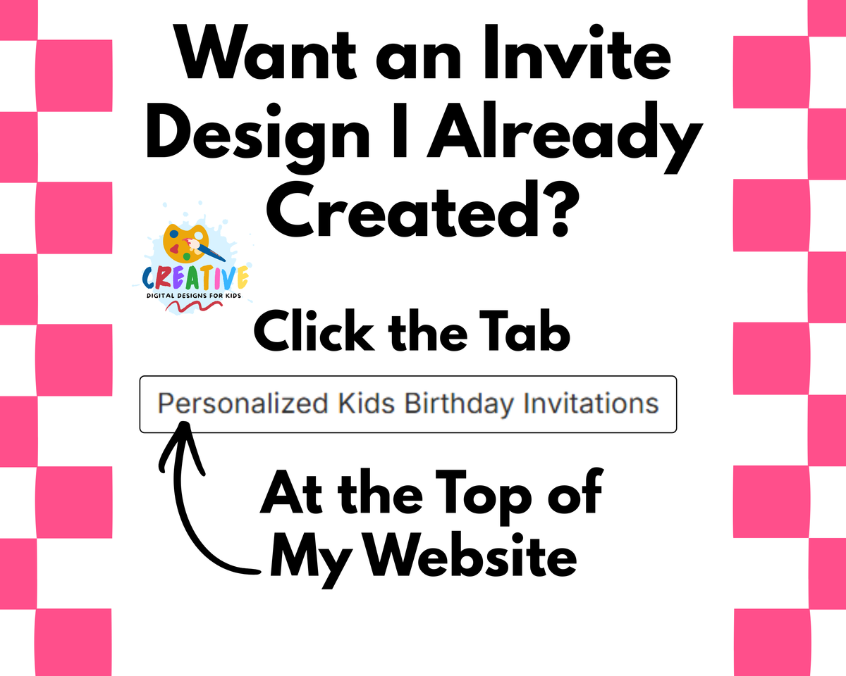 Kids birthday invitation printable, invitation design