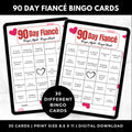 90 Day Fiancé TV Show Bingo | Watch Party Game | Printable Girls Night Game