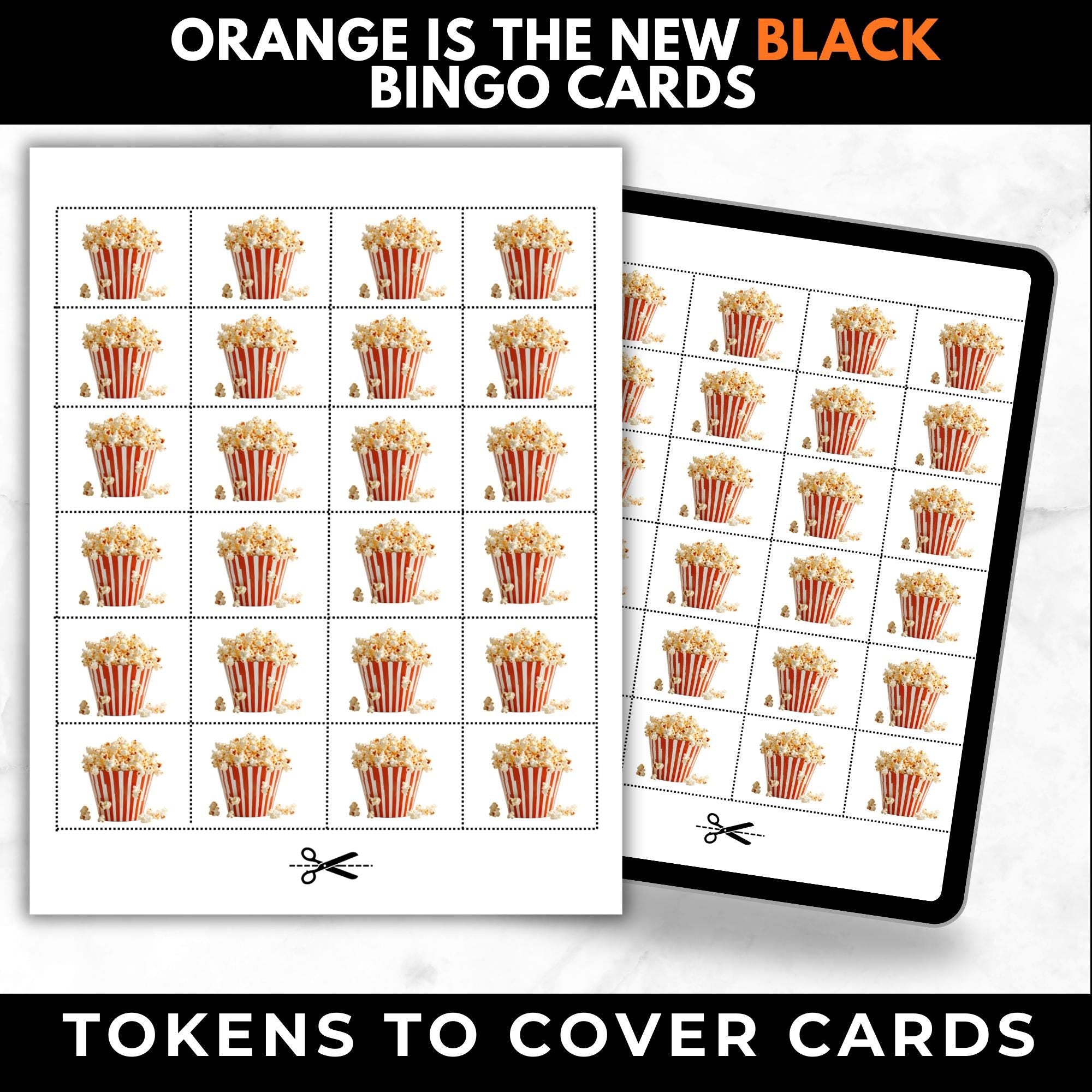 Prison TV Show Bingo Cards Printable – Adult Watch Party Game, OITNB Binge Night Party, TV Show Game, Instant Download