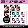 K-Pop Demon Hunters Uno Cards | K-pop Birthday Game for Kids