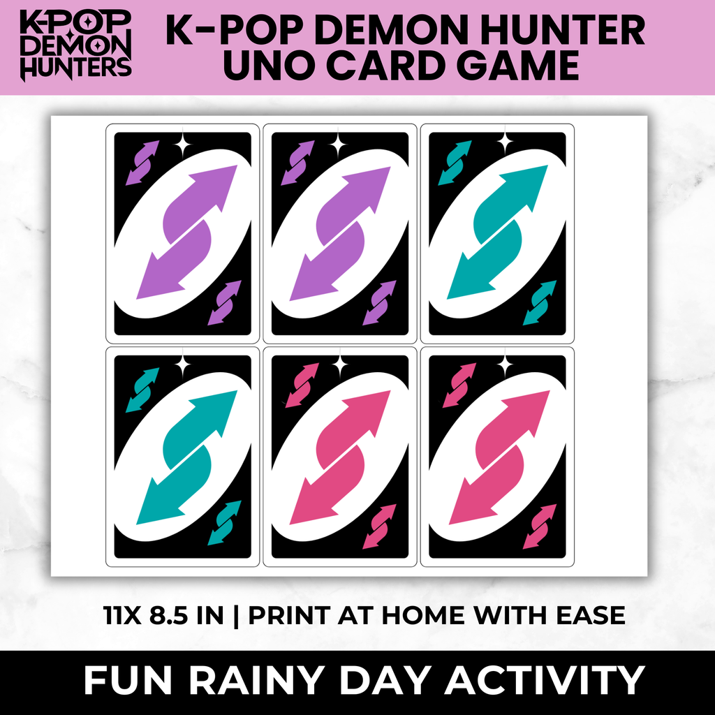 K-Pop Demon Hunters Uno Cards | K-pop Birthday Game for Kids
