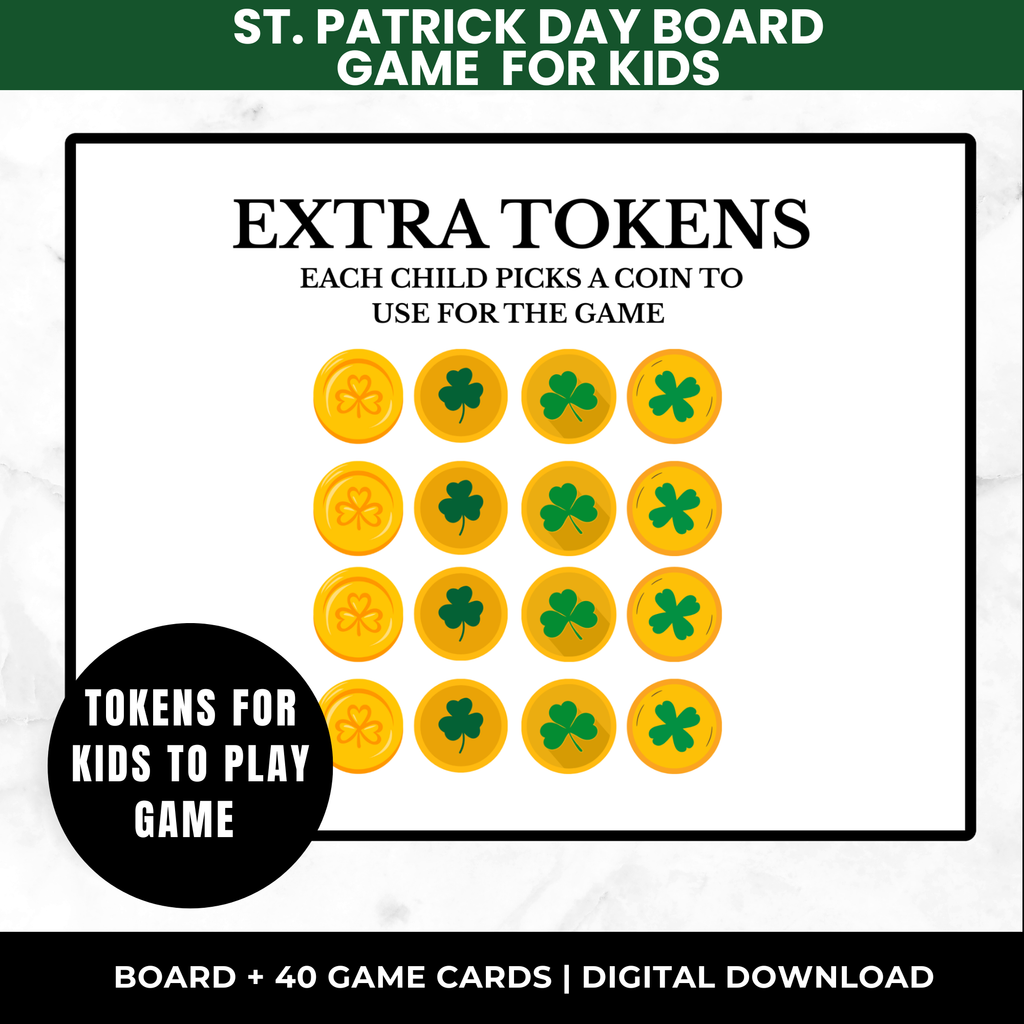 St Patrick’s Day Board Game for Kids Printable