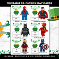 Superhero St Patrick’s Day Cards for Kids