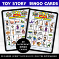 Toy Story Bingo Cards Printable | Toy Story Party Game for Kids | 30 Bingo Cards | Instant Download